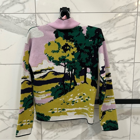 Anthropologie Maeve Fanciful Mock Neck Sweater size XS - Picture 3 of 9